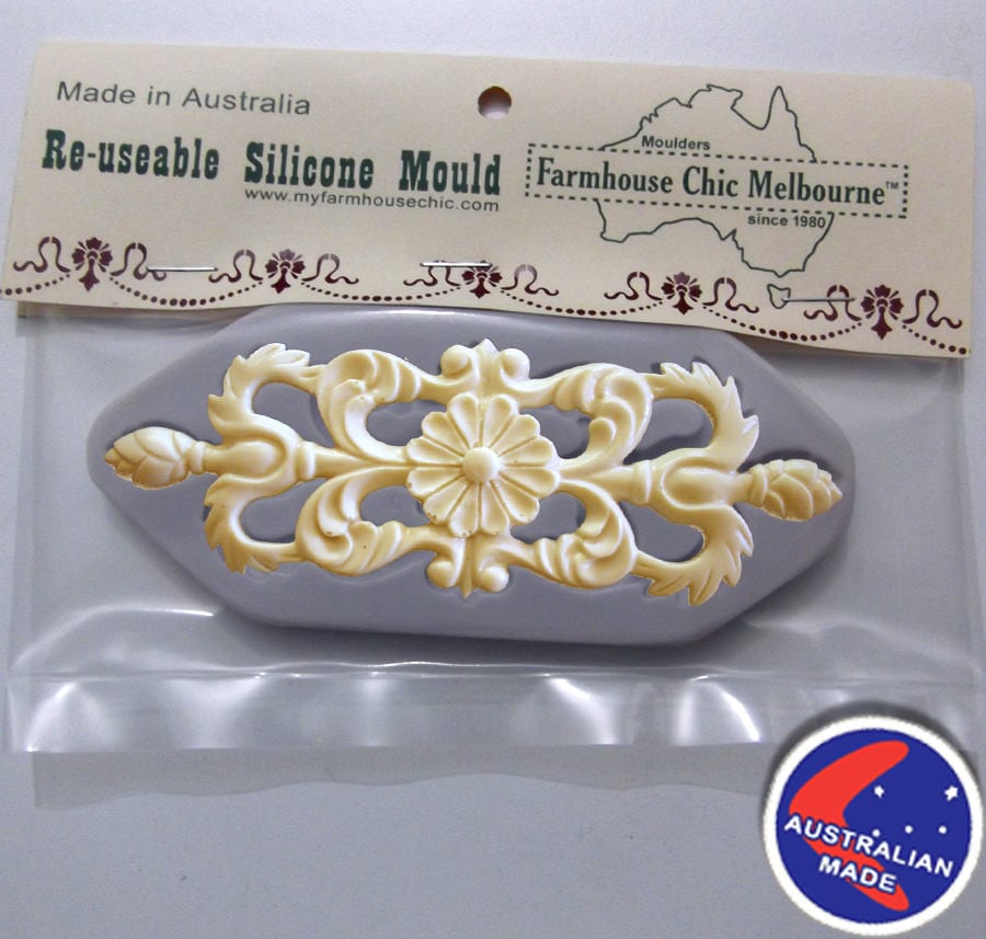 Silicone Mold for Furniture Appliques For Resin, Paper Clay, Plaster