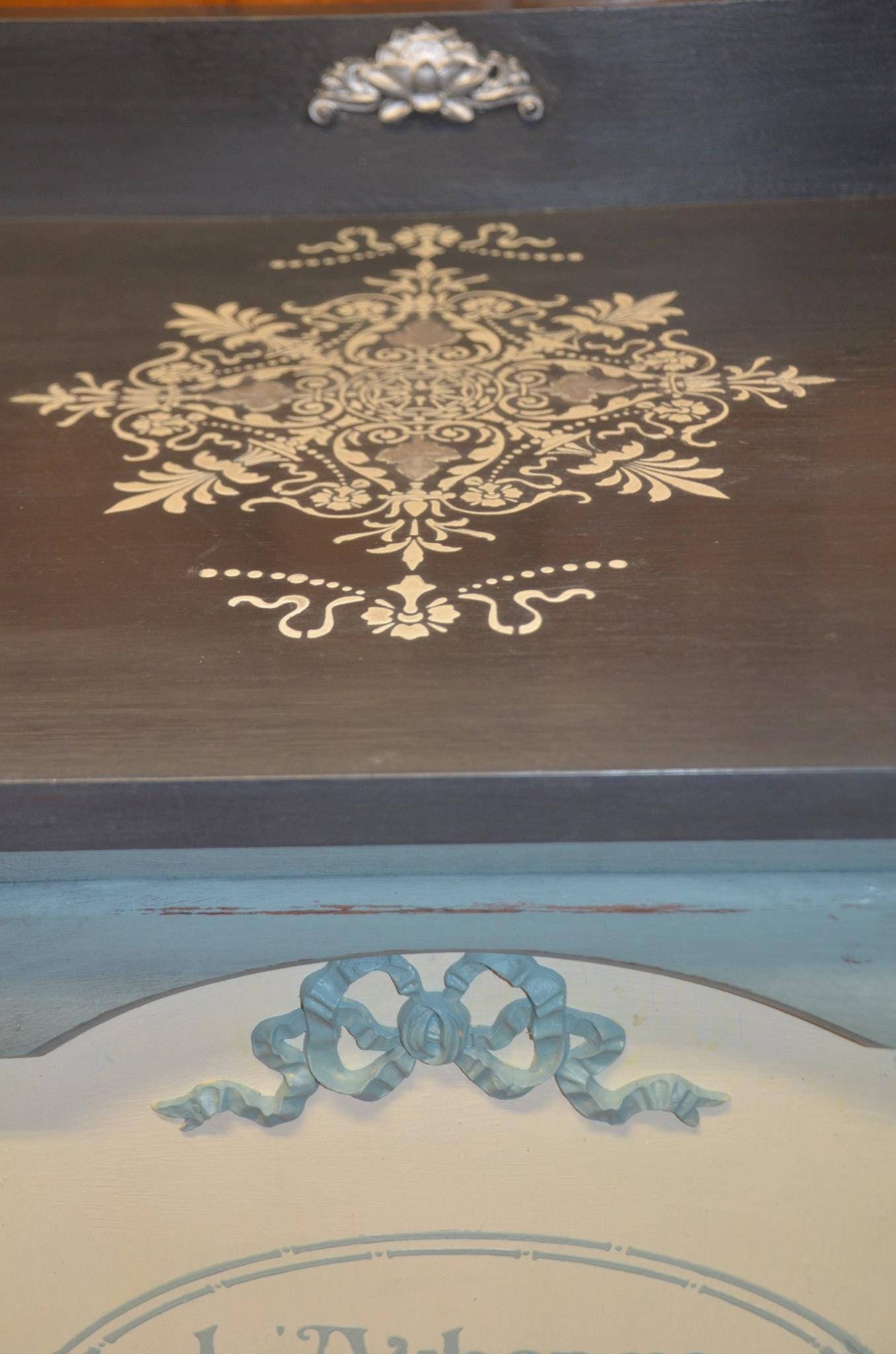 Stencil Create a Mandala Furniture Stencil 26.cm across! French Vintage Stencil, Reusable