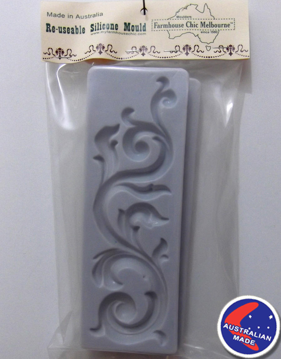 Silicone Mold for Furniture Appliques For Resin, Paper PMC Clay