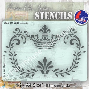 Mylar Furniture Stencil, French Vintage Stencil, Artist Stencil, Furniture Decoration, Reusable Stencil, Cushion Stencil, Stencil Francese