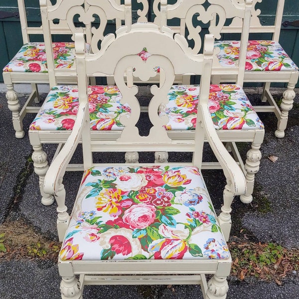 SOLD OUT! Dining Room Table and Six Chairs, French Country Dining Set, Albany, NY