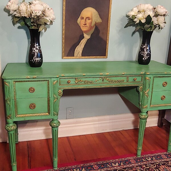 Vintage Vanity Desk Etsy