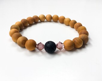 Essential Oil Diffuser Bracelet - Cedar Wood