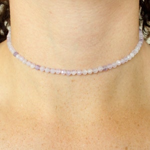 Amethyst Bead Crystal Choker
