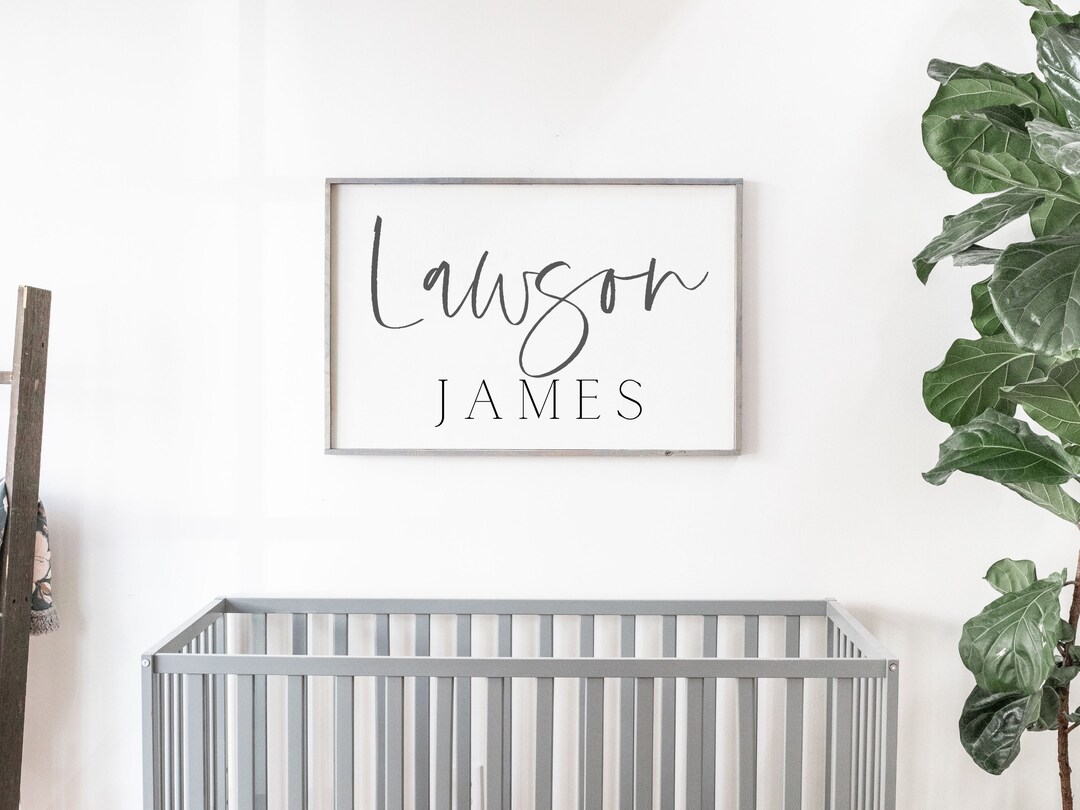 Above the Crib Sign Nursery Wall Decor Girls Room Decor Farmhouse