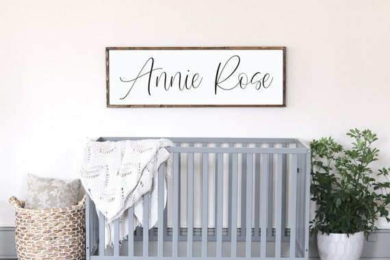 above the crib decor