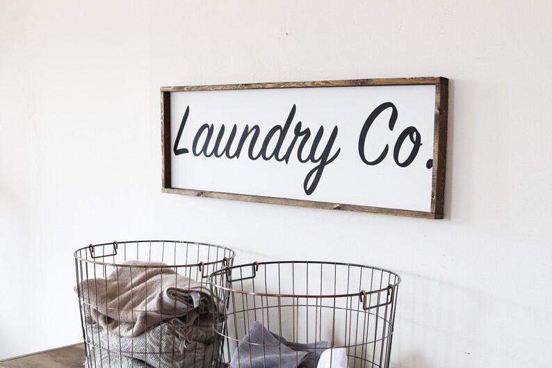Laundry Room Sign Farmhouse Laundry Sign Mudroom Decor Etsy