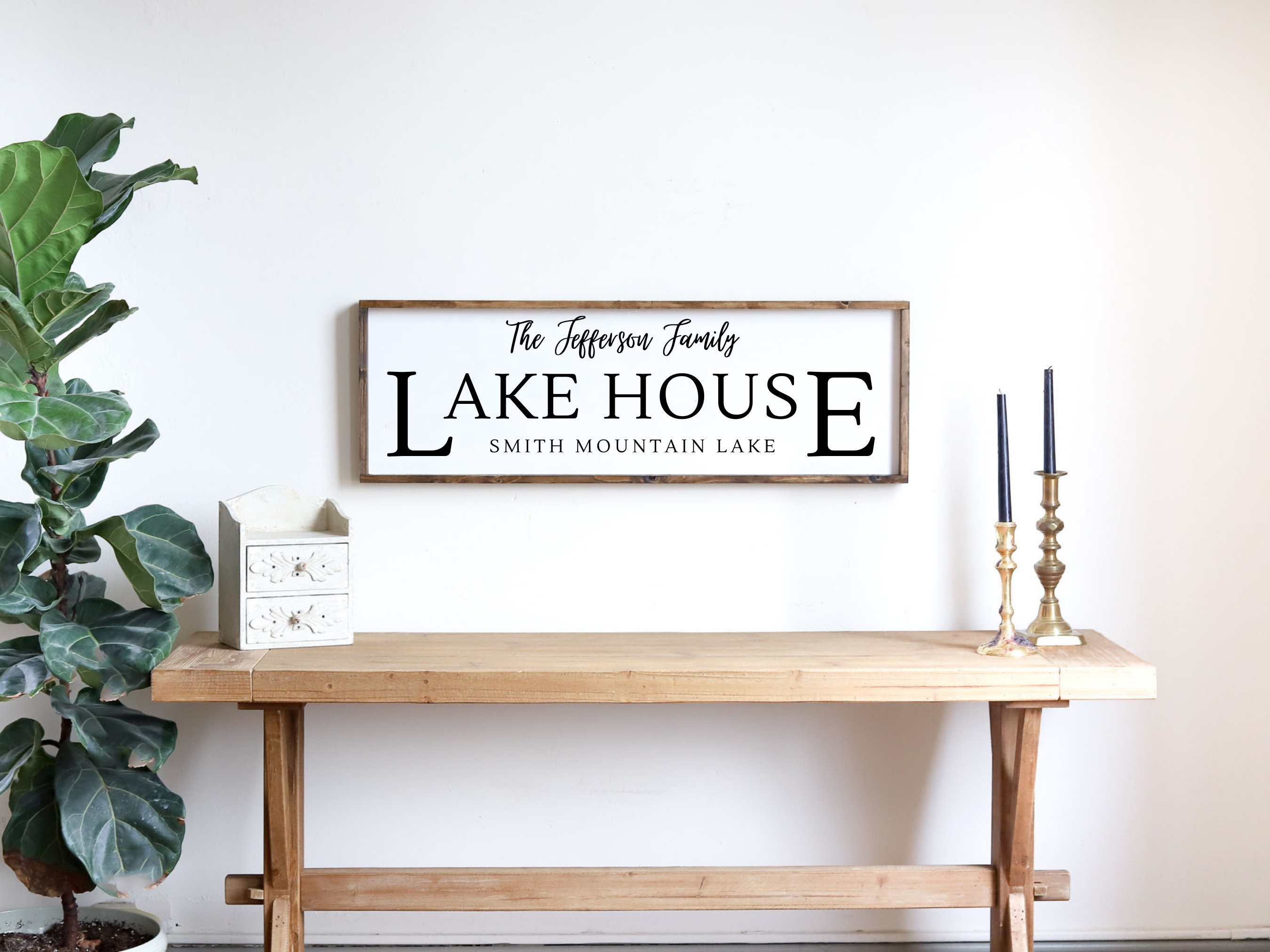 Lake House Sign Lake House Custom Family Sign Custom - Etsy