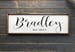 Last Name Sign | Family Name Sign | Wood Family Sign | Personalized Wedding Gift | Established sign |  Wood Framed Sign | Farmhouse Sign 