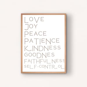 Früchte des Geistes, Prints, Prints Wandkunst, Prints Wandkunst trendy, Prints on Demand, Prints Art, Prints Poster, Download