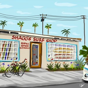 Classic 60s Shagg’s Surf Shop