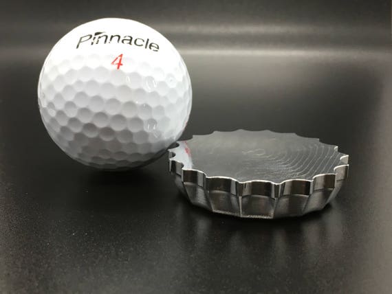 Golf Ball Marker Bottle Cap Engraved 