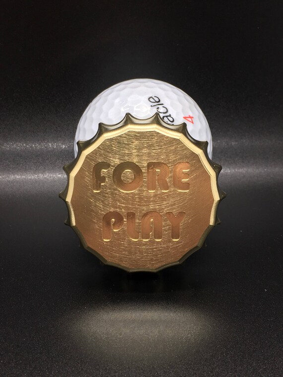 Golf Ball Marker Bottle Cap Engraved 
