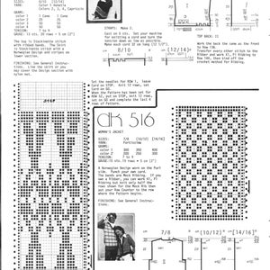 35 Machine Knitting Patterns Vintage 70s Knitking Magazine Vol 13 No 5 ...