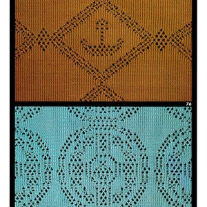 Carte Poinçonnée Brother Pour Machine à Tricoter - Motif Chevron Fairisle