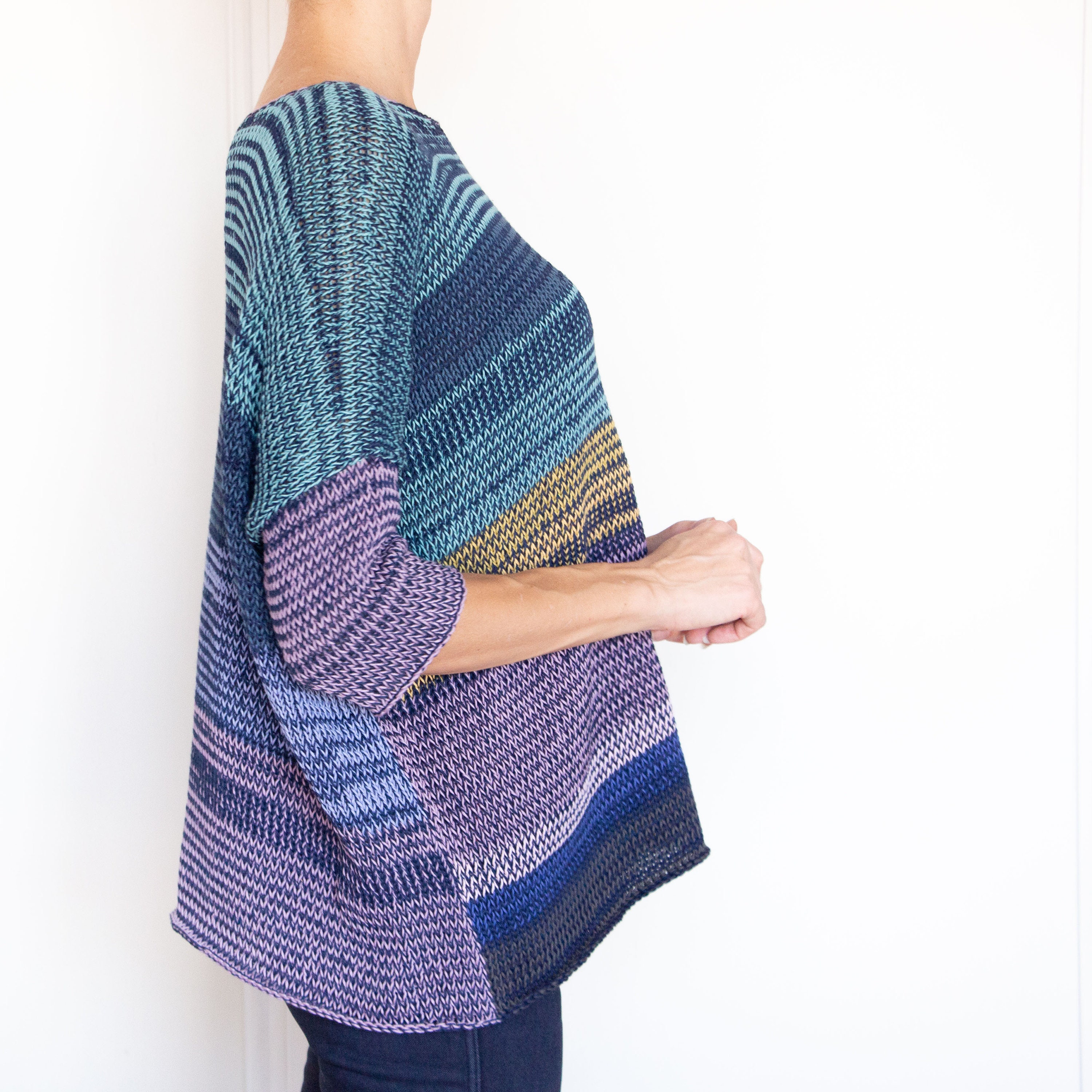 NKNIT pattern pullover sweat ⓪ nknit pattern pullover sweat スウェット
