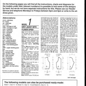 Big womens collection 31 machine knitting patterns knit pullovers standard gauge punchcards/electronic Singer, Brother, Passap, Knitmaster image 9