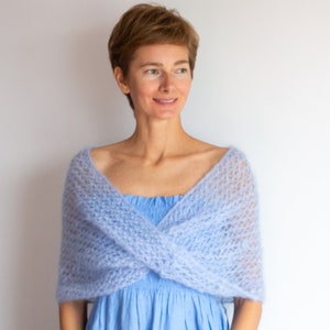 infinity shawl knit pattern