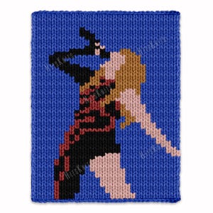 Wzór na gruby koc - dzianinowy koc intarsjowany, dziewczęcy, popowy, afgański, kolorowy, gruby, narzut na rękę i palce