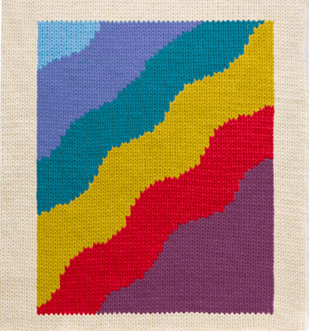 Abstract Rainbow Waves Chart - 6 Colors - PDF Digital Download - Hand ...