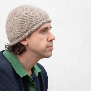 STRICKANLEITUNG Beanie Strickmütze Merino Wolle Wolle Strickmütze Strickmütze Winter Treader Mütze Strickmütze Strickmütze Wintermütze Beanie