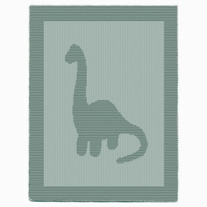 Dinosaur blanket Knitting Pattern, Knit & Purl only, Cute Dino motif, easy beginner-friendly Baby throw childs lapghan lap afghan