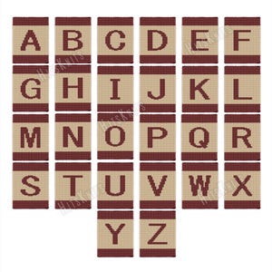 Alphabet A–Z Finger Knit Blanket Patterns Bundle, 26 Letters, Chunky Arm Knitting, Easy Beginner Design