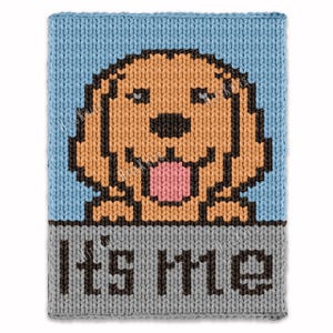 Floppy-eared Dog Chunky Blanket, Knitting Pattern PDF, Knit Kids Blanket Bulky Jumbo 7 yarn, pet lover throw puppy afghan