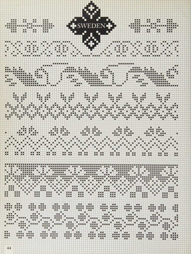 Big Collection Fair Isle Knit Patterns charts for Color Knitting