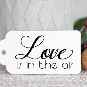 Holzstempel // Love is in the air // Für Seifenblasen Hochzeit