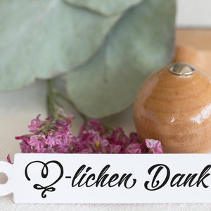 Holzstempel // Danke // Stempel Danksagung // Hochzeitsstempel // Herzlichen Dank // DIY Papeterie