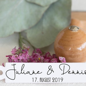 Hochzeitsstempel "Handschrift" // Kalligraphiestil // Brautpaar Namen // Hochzeitsdatum