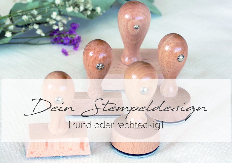 Dein Design / Dein Logo als Stempel Bild 1