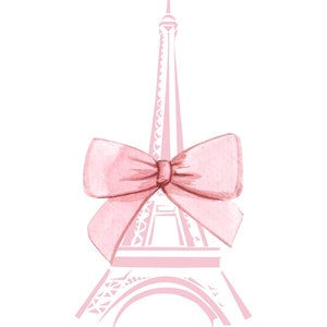 Pink Eiffel Tower *digital download*