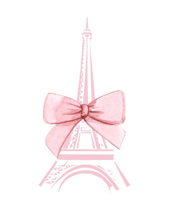 Pink Eiffel Tower digital Download - Etsy