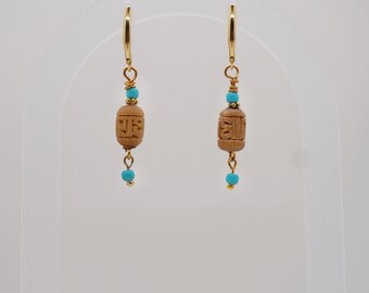Dainty turquoise Tulsi Drops