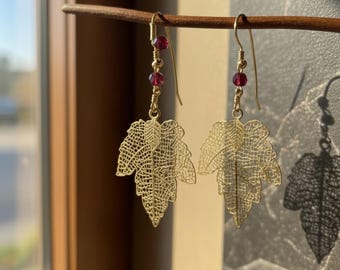 Autumn Leaves Delicate Earrings