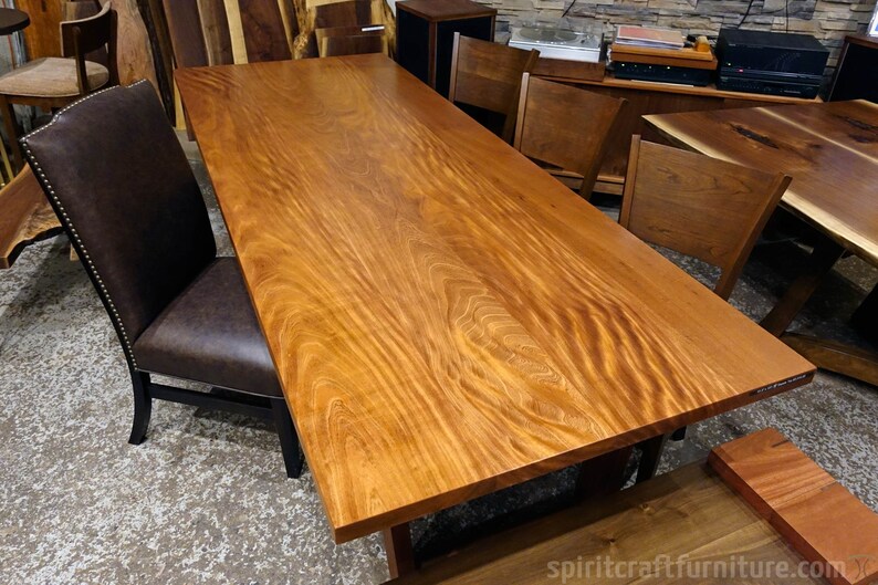 Solid wood Sapele dining table top top ONLY no legs kiln Etsy