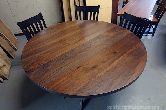 Round Walnut Dining Table Top 60 Inches Only No Base Round Walnut Dining Table Top 60 Inches, Round Walnut Table Top