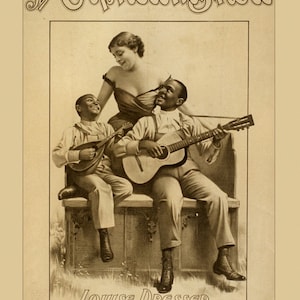 African American Memorabilia Art - The Orpheum Show,  circa 1900
