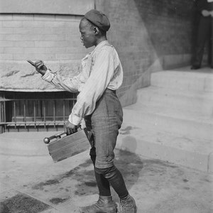 African American Art &quot;Shines, 1901&quot;   10 x 8 in. Print