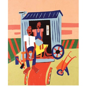 African American Art &quot;Deep South&quot; by William H. Johnson ,  10 x 8 in. Print