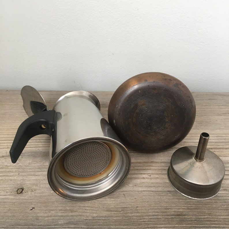Gnali & Zani Stainless Steel Stovetop Espresso Maker Vintage Etsy