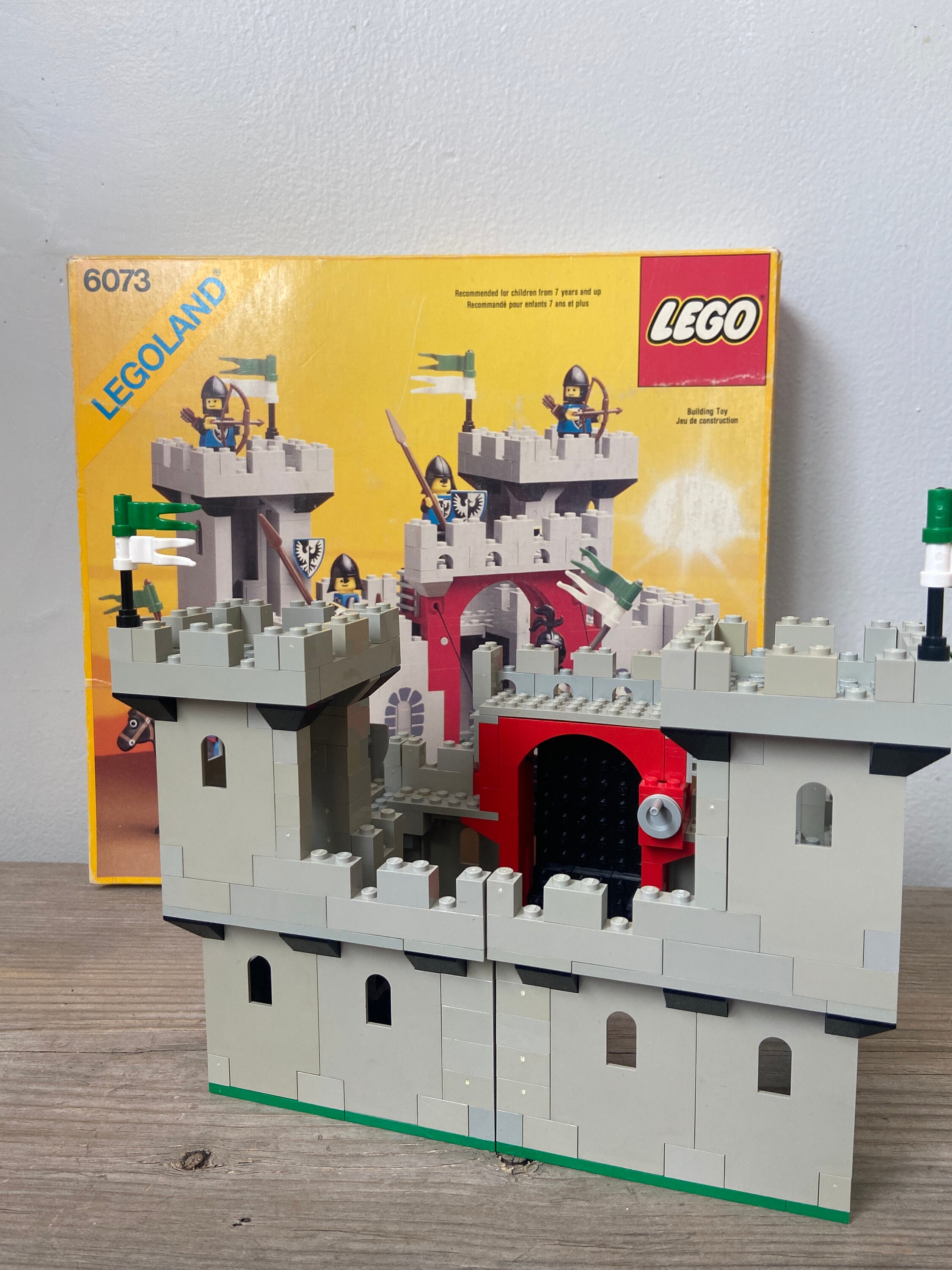 LEGO 6073 Black Falcons Knight s Castle Building Bricks Original Set With Mini Figures Horses Instructions Box Vintage Play Set Etsy