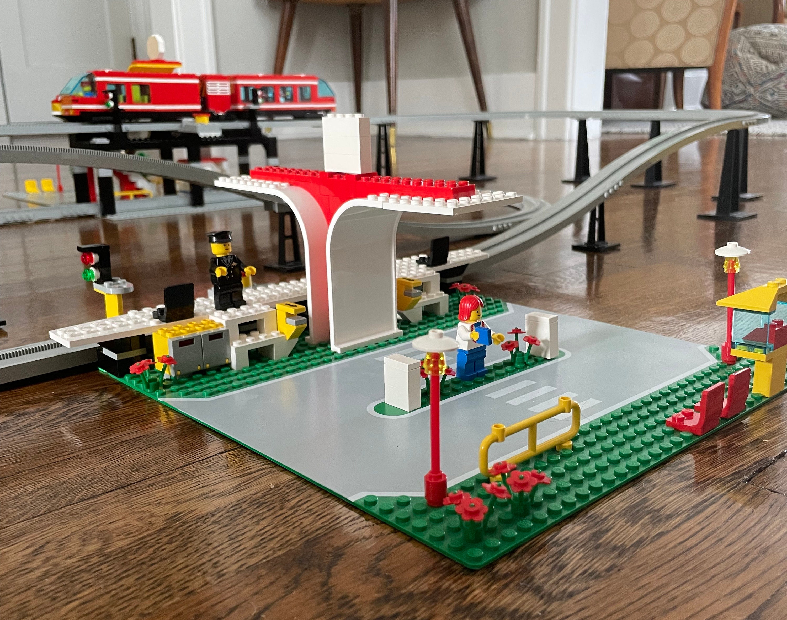 LEGO 6399 Monorail Airport Shuttle LEGO Building Bricks and Rail Working Train Instructions Box Original 100 Complete Set Etsy Canada