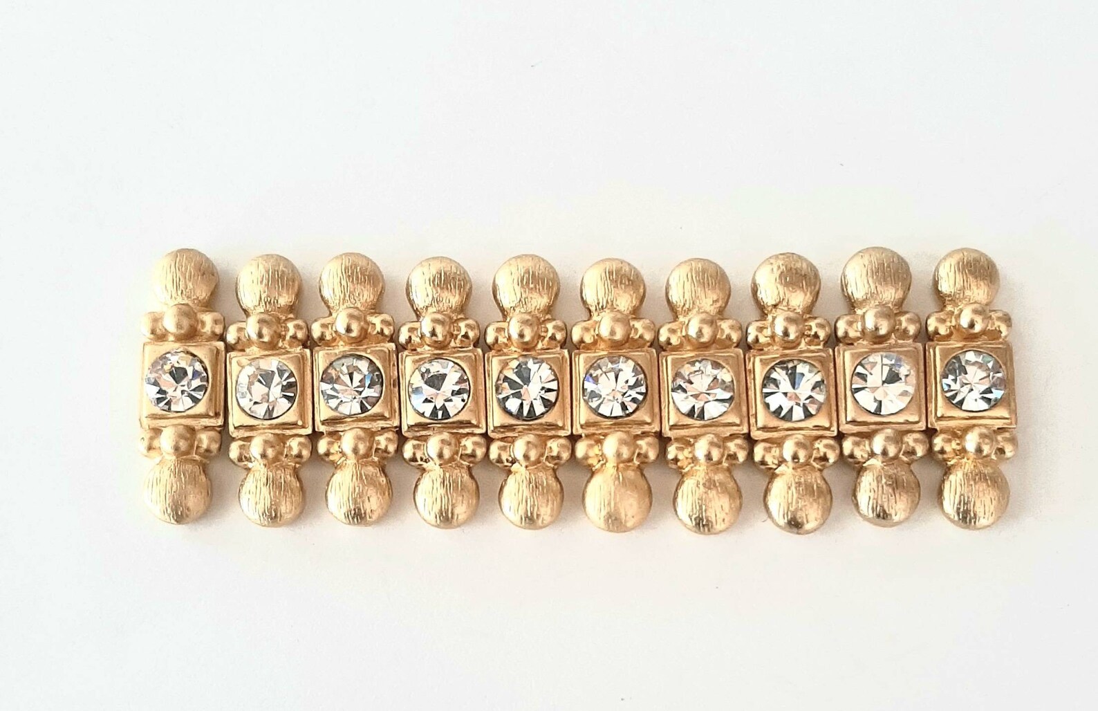 50 jewelry making parts 2 hole spacers gold metal clear Etsy