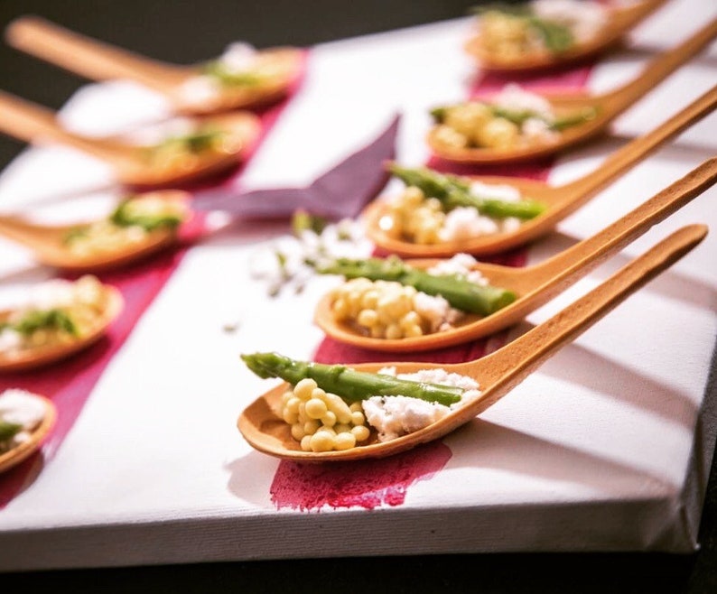 Edible Spoon Appetizer/dessert Spoon Baked Ready to Fill Etsy