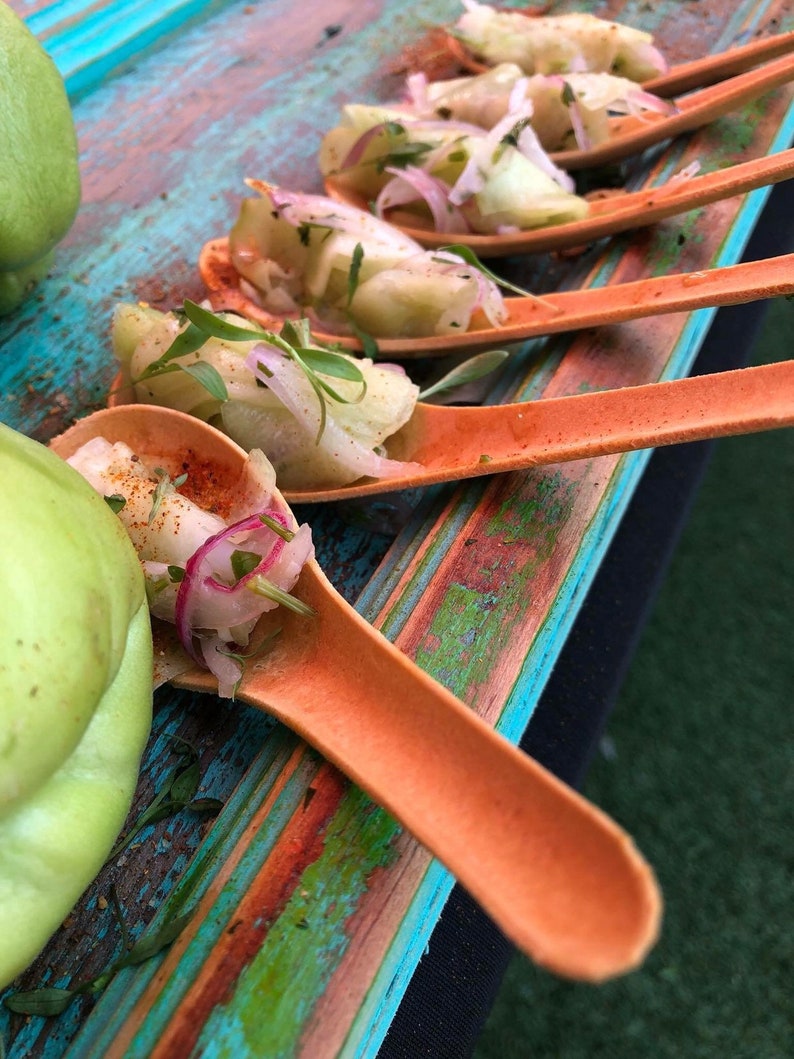 Edible Spoon Appetizer/dessert Spoon Baked Ready to Fill Etsy