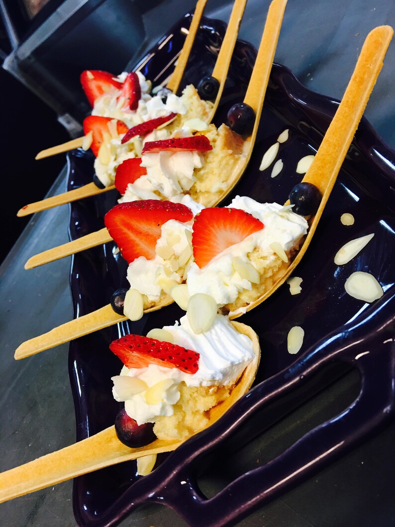 VEGAN Edible Spoons 50 Units Etsy