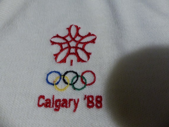 Vintage 1988 Calgary Olympics RAM knitted sweater… - image 3